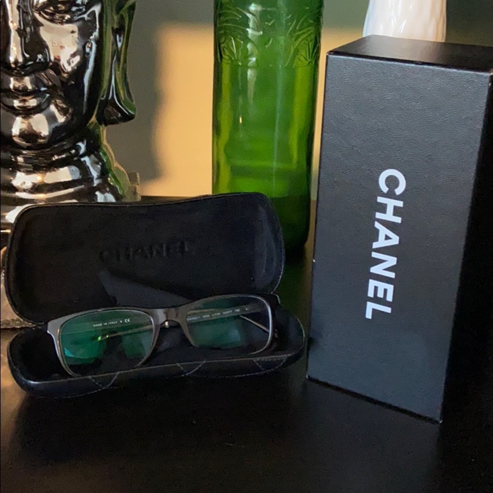 Chanel Glasses Frame Tortoise & Wood